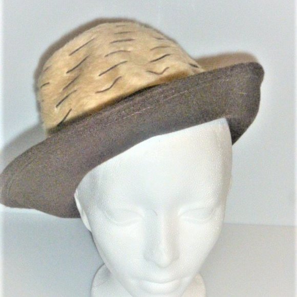 ST6IN Jacqueline Original Woman's HAT Felt Hat Union Label Toronto Canada - Picture 5 of 7